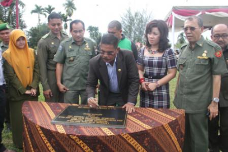 Walikota Resmikan Lapangan Bola Abdi Praja Medan Tuntungan